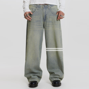 กางเกงยีนส์ขาบานสำหรับผู้ชาย, กางเกงยีนส์ขาบานสำหรับผู้ชาย - Product Image 1