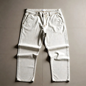 กางเกงขายาวผู้ชายทรงตรง ผ้าฝ้ายน้ำหนักเบา สวมใส่สบาย รับผลิตแบบ OEM ขายส่ง รับทำโลโก้แบรนด์ส่วนตัว สวมใส่สบาย เป็นมิตรกับสิ่งแวดล้อม - Product Image 3