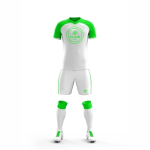 100% poliéster mejor calidad diseño personalizado fútbol Jersey uniforme conjuntos comodidad transpirable con corte automático corto servicio OEM - Product Image 3