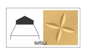 Customized V-Shape 2mm 130 Posalux Diamond Cutting <b>Tool</b> Jewelry CVD Mono Diamond <b>Tool</b> End Mill for Jewelry Making - Product Image 5