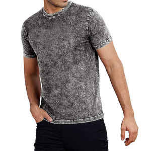 T-shirts surdimensionnés Vintage délavés à l'acide pour hommes personnalisés 100% coton Streetwear T-shirts graphiques séchage rapide grande taille vêtements pour hommes - Product Image 3