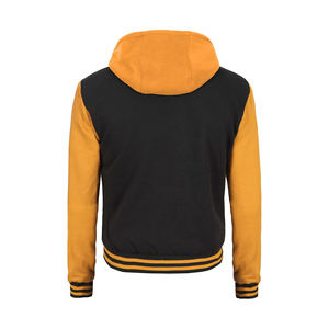 Veste universitaire pour homme de haute qualité 2025 pour l'hiver, streetwear décontracté avec coque en cuir, respirante et coupe-vent, style streetwear - Product Image 4