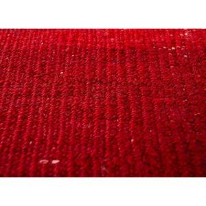 พรมขนสัตว์ขนาดใหญ่ Nayaab Classic ลายเรขาคณิต ทำมือ ขนาด 9x12 ฟุต สำหรับทางเข้าบ้าน-Paem-821 สีแดงและสีส้ม ทอแบบเรียบ - Product Image 3