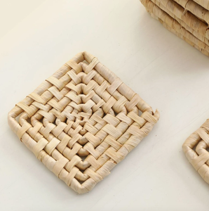 Gran oferta Vietnam tejido a mano blanco ecológico Material maíz cáscara casa Hotel taza decorativa posavasos para mesa de centro - Product Image 5