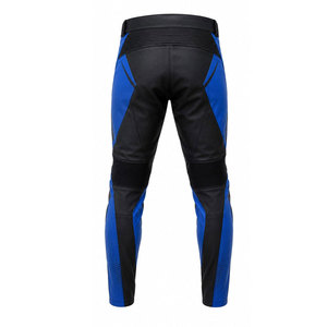 Pantalon de moto unisexe en cuir jaune et gris, respirant, color-block, pour la course, toutes saisons, avec protections genoux, imperméable - Product Image 6