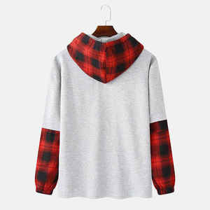 Sudadera con capucha para hombre en varios colores y material sólido con impresión de logotipo personalizado al por mayor, tela transpirable ligera de nuevo diseño - Product Image 2