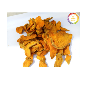 Rhizomes de curcuma séchés entiers et en tranches soigneusement tranchés Source du Vietnam adaptée aux mélanges d'épices au curry et à la distribution en vrac - Product Image 4