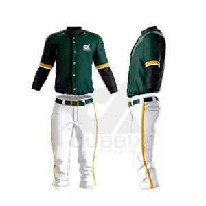 Uniforme de Béisbol Transpirable para Hombre, Diseño de Logotipo Personalizado, 100% Poliéster, Precio Bajo al por Mayor - Product Image 2