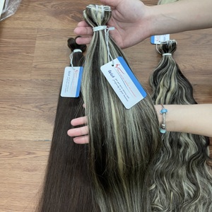 Extensiones de Cabello Humano de Alta Calidad con Trama de Máquina Color Piano, Listas para Enviar - Product Image 3