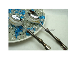 Venta caliente New Look Vajilla Metal Juego de cubiertos de acero inoxidable Cubiertos en juego de cubiertos dorados en diferentes tamaños - Product Image 1