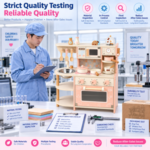 Ensemble de <span class=keywords><strong>cuisine</strong></span> en <span class=keywords><strong>bois</strong></span> éducatif précoce pour enfants, <span class=keywords><strong>jouet</strong></span> de simulation de <span class=keywords><strong>cuisine</strong></span> en MDF avec légumes pour filles |   Crèche préscolaire - Product Image 4
