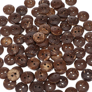 Botones de Cáscara de Coco Natural RTS para Ropa, Accesorios de Costura Hechos a Mano, a Granel para Confección de Prendas o Manualidades DIY de Vietnam - Product Image 2