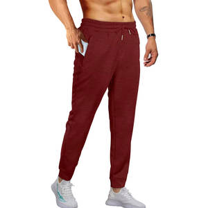 Pantalones Casuales Ajustados de Nueva Llegada para Hombre, Estilo Urbano, Pantalones Deportivos de Poliéster y Algodón, Pantalones Ligeros - Product Image 1