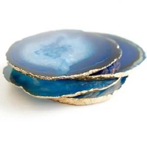 Sous-verres en agate tendance faits à la main Sous-verres pour tasses à thé Design moderne Sous-verres de haute qualité pour la maison, l'hôtel, les mariages et les fêtes - Product Image 4