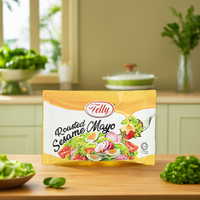 Mayonnaise à la moutarde de sésame torréfiée de qualité supérieure, vinaigrette halal certifiée, conditionnée sous vide en bouteille, sachet, sac en vrac, spécialement conçue