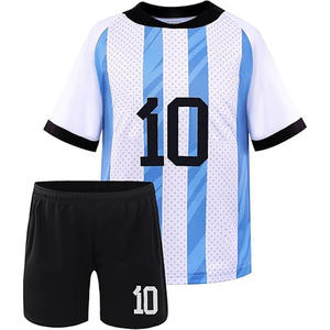 ชุดฟุตบอลแขนสั้นสำหรับเด็กผู้ชายเครื่องแบบฟุตบอลพิมพ์ซับลิเมชันสำหรับผู้ชาย - Product Image 1