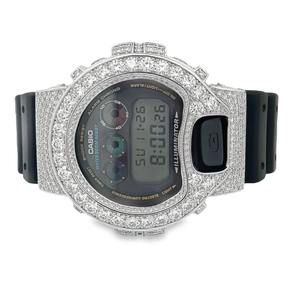 Reloj de Plata de Ley 925, Chapado en Plata Sólida con Diamantes Moissanite, para Hombre y Mujer, Joyería de Lujo, Unisex, Elegante - Product Image 1