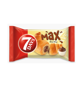 Croissants Days con Sabor a Cacao y Vainilla, 60g, Paquete de 10, Caja de Exhibición, Pastel Suave y Cremoso con Relleno Cremoso para Revendedores - Product Image 1