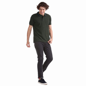 2024 Best Quality Dark <b>Green</b> Color <b>Polo</b> <b>Shirt</b> for <b>Men's</b> Short Sleeve Casual Wear <b>Shirt</b> With Customized Logo & Label <b>polo</b> <b>shirts</b> - Product Image 3