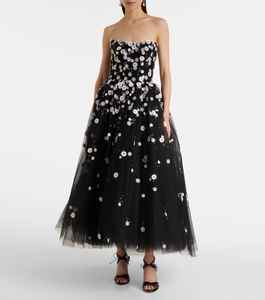 Beaded sleeveless Color <b>black</b> Long Floor-Length Sleeveless Elegant Maxi for Women Ladies Evening Dinner Parties gown - Product Image 2