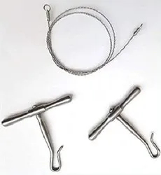 Instruments orthopédiques Gigli Saw Set Deux poignées et un ensemble de fils en acier inoxydable de qualité supérieure - Product Image 6