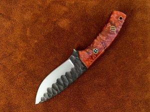 Couteau de chasse fait main de luxe personnalisable OEM Skinner avec lame en acier à haute teneur en carbone et manche en résine pour une utilisation en extérieur - Product Image 2