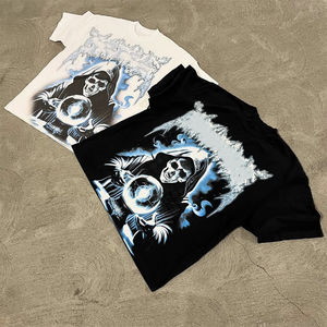 Camiseta Extra Grande para Hombre con Hombros Caídos, Diseño Personalizado, 100% Algodón, Corte Regular, Anti-Pilling, 200g, Impresión Serigráfica - Product Image 1