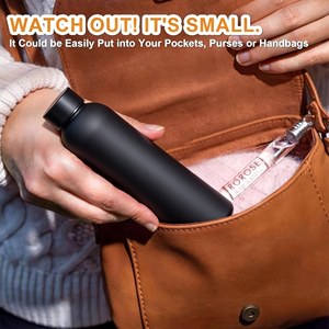 CL 500ml Stainless Steel Vacuum Insulated Water <b>Bottle</b> Leakproof Matte <b>Thermos</b> Flask for Travel Sports Office - Product Image 6
