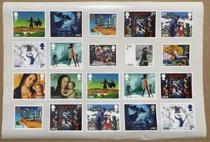 切手ロイヤルメール点字マネースタンプ英国ロイヤルスタンプステッカーロンドンランドマークスタンプステッカー1級英国切手 - Product Image 6