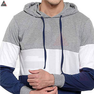 Vente en gros de sweat à capuche en molleton lourd Basics coton mélangé pour hommes sweat à capuche en polaire personnalisé surdimensionné pull tenue décontracté sweat à capuche en polaire - Product Image 3