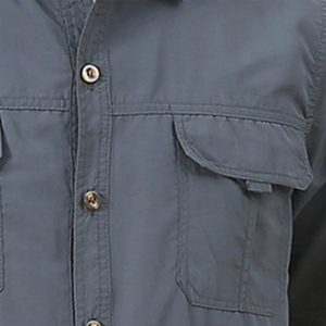 Heavy Duty Workwear Shirts For Men Built With <b>Strong</b> <b>Fabric</b> And Durable Pocket Construction Shirts - Product Image 3