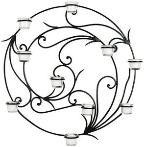 Candelabro de diseño de cristal para decoración del hogar, soporte de vela brillante para interior y exterior, votivo - Product Image 1