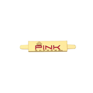 Custom Zinc Alloy Metal Logo <b>Tag</b> for <b>Bags</b> Sew-On Rectangle Label with Plating Finish - Product Image 1