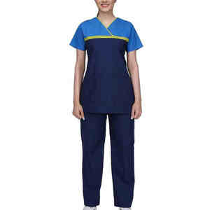 Offre Spéciale médecin uniformes soins infirmiers médicaux gommages uniforme clinique gommage ensembles à manches courtes hauts gommages uniformes ensembles - Product Image 1