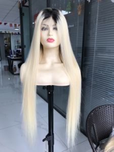 Tốt Nhất Bán Buôn 613 HD 360 Đầy Đủ Ren Tóc Giả Tóc Con Người Tóc Vàng 613 Phụ Nữ Tóc Giả Dài Ấn Độ 13X4 13X6 Đầy Đủ Ren 1 Mảnh Thụy Sĩ Ren - Product Image 2