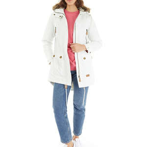 Chaqueta Parka para mujer diseñada para protección térmica de larga duración Chaqueta Parka para mujer hecha de material a prueba de viento y carcasa suave - Product Image 4