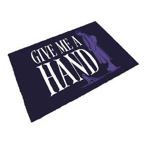Alfombra de entrada moderna con diseño de Miércoles: Give Me a Hand - Product Image 1