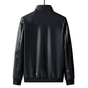 Chaquetas de cuero Peso ligero Transpirable Personalizado Color negro Calidad Venta al por mayor Chaquetas de cuero casuales 2026 chaqueta para hombres - Product Image 2
