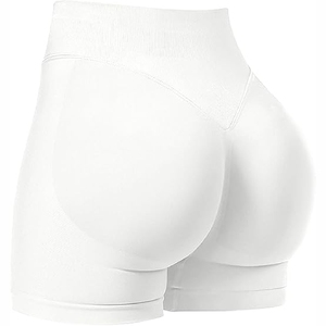 Leggings de yoga sin costuras demandables para mujer, pantalones cortos de cintura alta sin costuras, pantalones cortos de yoga para mujer - Product Image 3