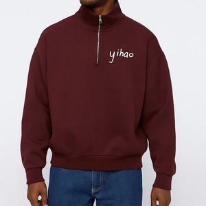 Mens <b>Sweatshirt</b> Custom Logo Thick Heavy Printed <b>Fleece</b> 400Gsm 500Gsm Oversize Heavy Weight - Product Image 6