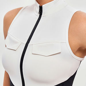 Top Corto Deportivo Personalizado con Logotipo, Diseño Popular de Verano 2025, Top Corto sin Mangas para Mujer, Ropa de Gimnasio - Product Image 5