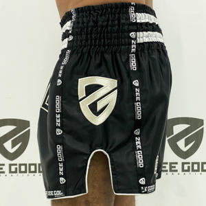 Short de boxe unisexe 100% coton avec logo personnalisé, style sportif pour la boxe Muay Thai & MMA Fight, impression numérique, nouvel arrivage - Product Image 5