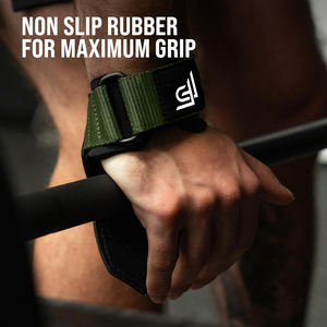 Los mejores empuñaduras de gimnasio para personas mayores y levantadores mayores Características de entrenamiento de cuero de vaca de alta resistencia Rendimiento Deadlift - Product Image 3