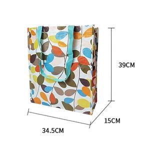 Bolsa de Compras Personalizable de Polipropileno Tejido con Asas de Tela No Tejida/Polipropileno para Supermercados y Empaquetado de Alimentos - Product Image 6