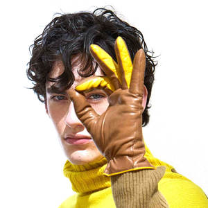 Guantes de Cuero de Invierno Personalizables de Alta Calidad, Diseño Moderno de Color Sólido para Viajes, Ciclismo y Deportes - El Mejor Precio al por Mayor - Product Image 5