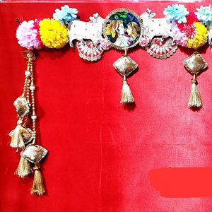 Banderwal suspendu de porte design paon indien-Tenture murale décorative pour la maison en gros-Belle suspension de porte Vintage Diwali - Product Image 1