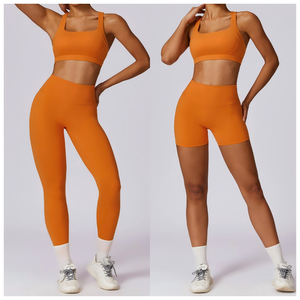 Ensemble de yoga pour femmes personnalisé élégant, ensemble de yoga pour femmes de qualité supérieure, ensemble de leggings de yoga pour femmes, best-seller - Product Image 3