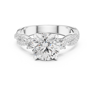 ROSALIE Bague en argent avec pierre précieuse tanzanite véritable 14 carats - Product Image 4