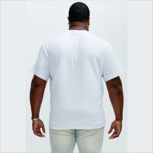 Las camisetas 100% de algodón más vendidas para hombre, Camiseta con cuello redondo y hombros caídos, Lose Fit, logotipo personalizable, High Street OEM - Product Image 5