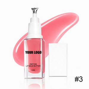 Bálsamo Labial <span class=keywords><strong>de</strong></span> Péptidos <span class=keywords><strong>de</strong></span> Alta Calidad, Humectante <span class=keywords><strong>de</strong></span> Larga Duración, con Logotipo Personalizable, Brillo Labial Voluminizador, 15 ml - Product Image 1